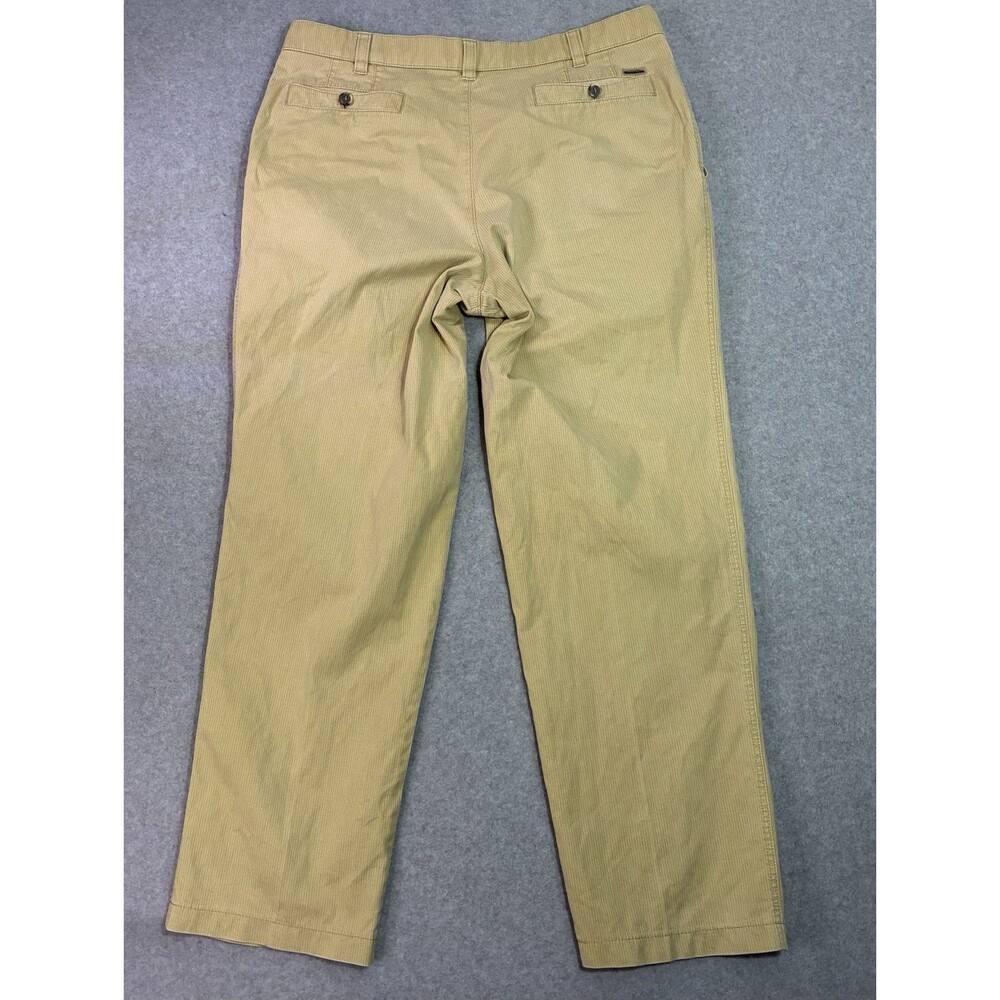 Meyer Comfort Stretch Chino Pants Men’s 38x32 Beige Khaki Non Iron Trousers - Picture 9 of 10